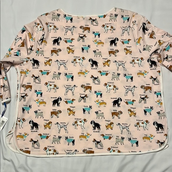 Dog Print Pajama Top - Picture 5 of 9